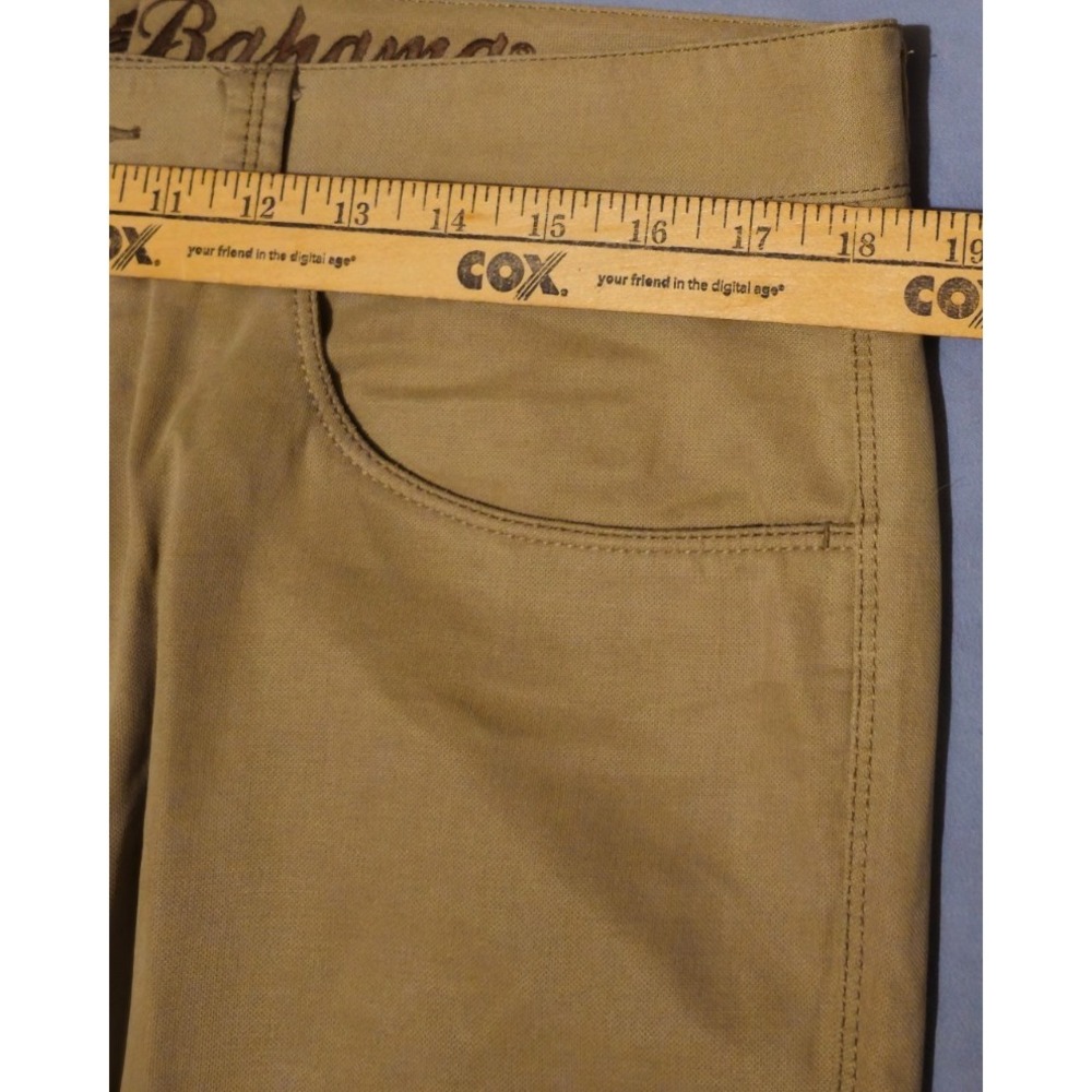 Tommy Bahama Pants 36 W 33 L Beige Lyocell Cotton Blend Beach Casual Mens - Picture 6 of 8